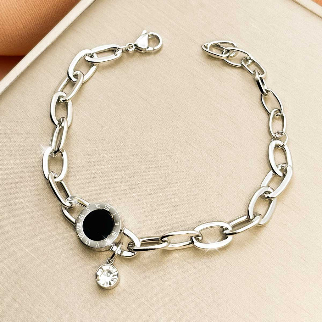 Goldfarbenes Zirkonia Armband