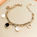 Rosegoldfarbenes Charm Armband