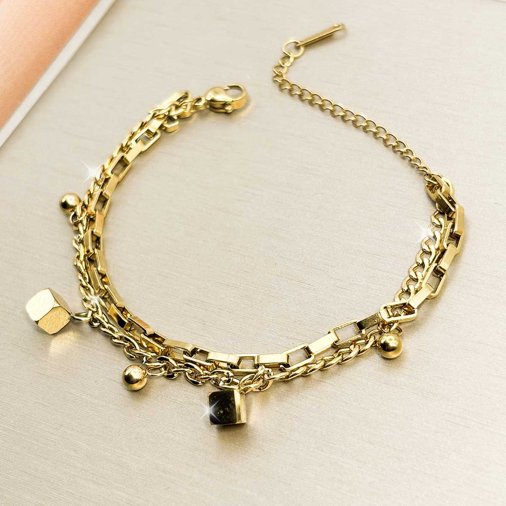 Würfel Armband Beschreibung: