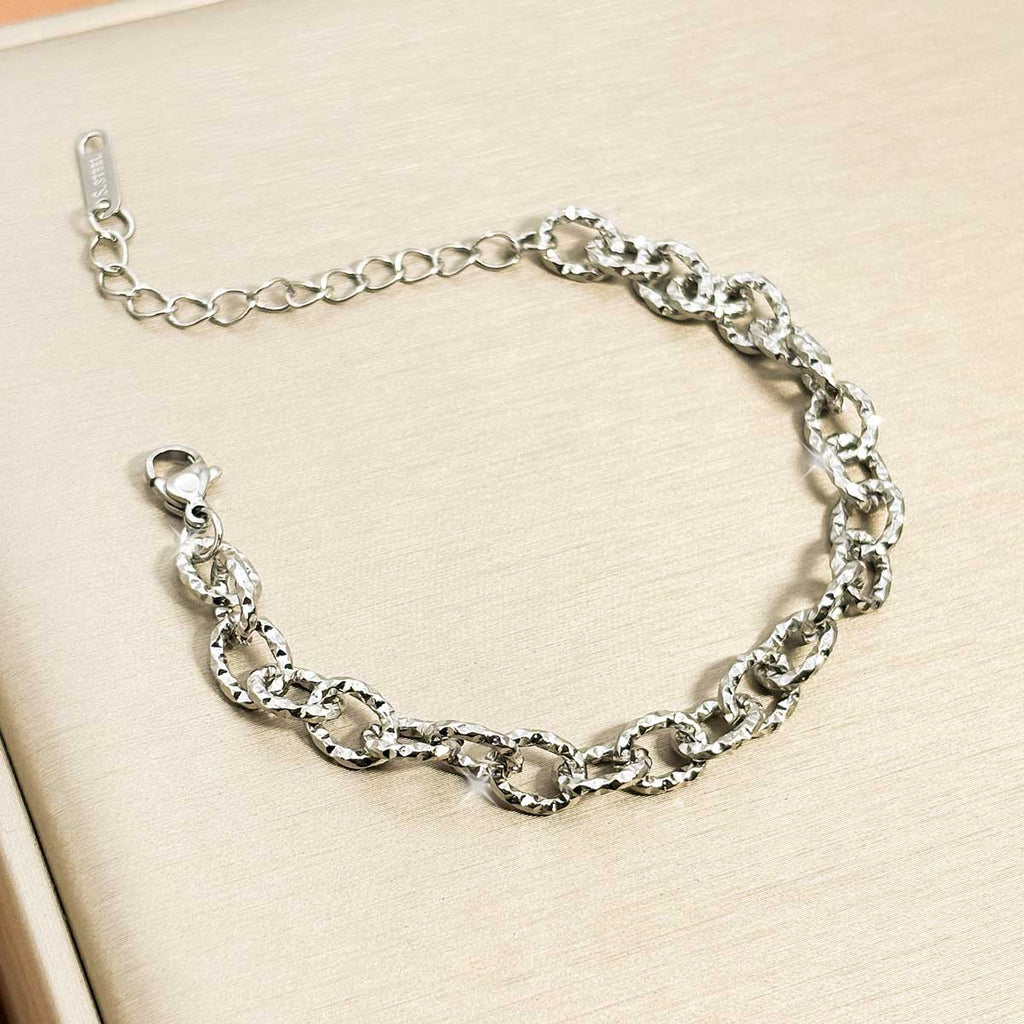 Strukturierte Glieder Armband