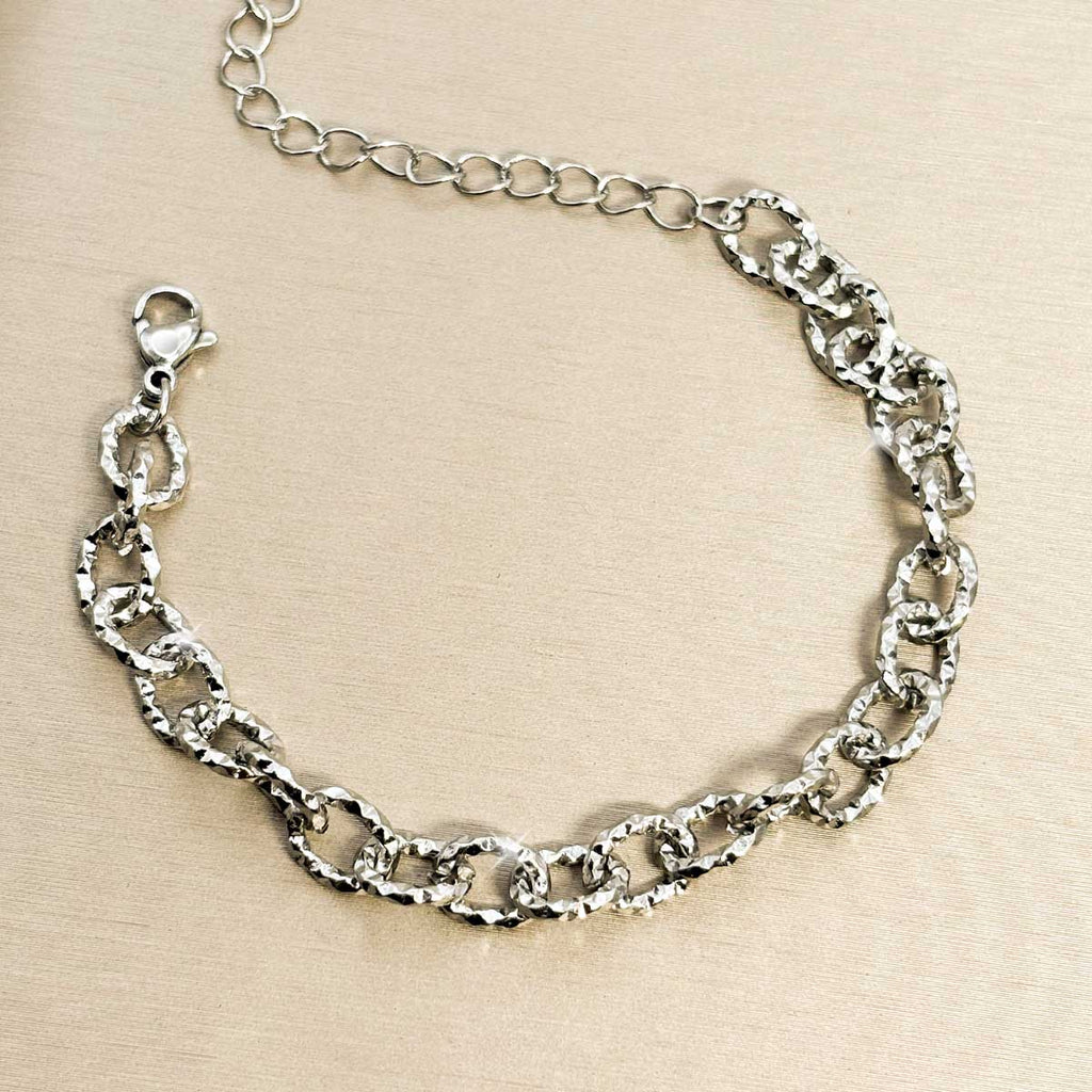 Strukturierte Glieder Armband