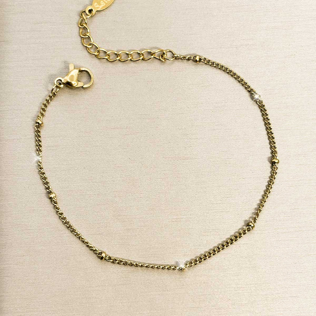 Goldfarbenes Symmetrie Armband