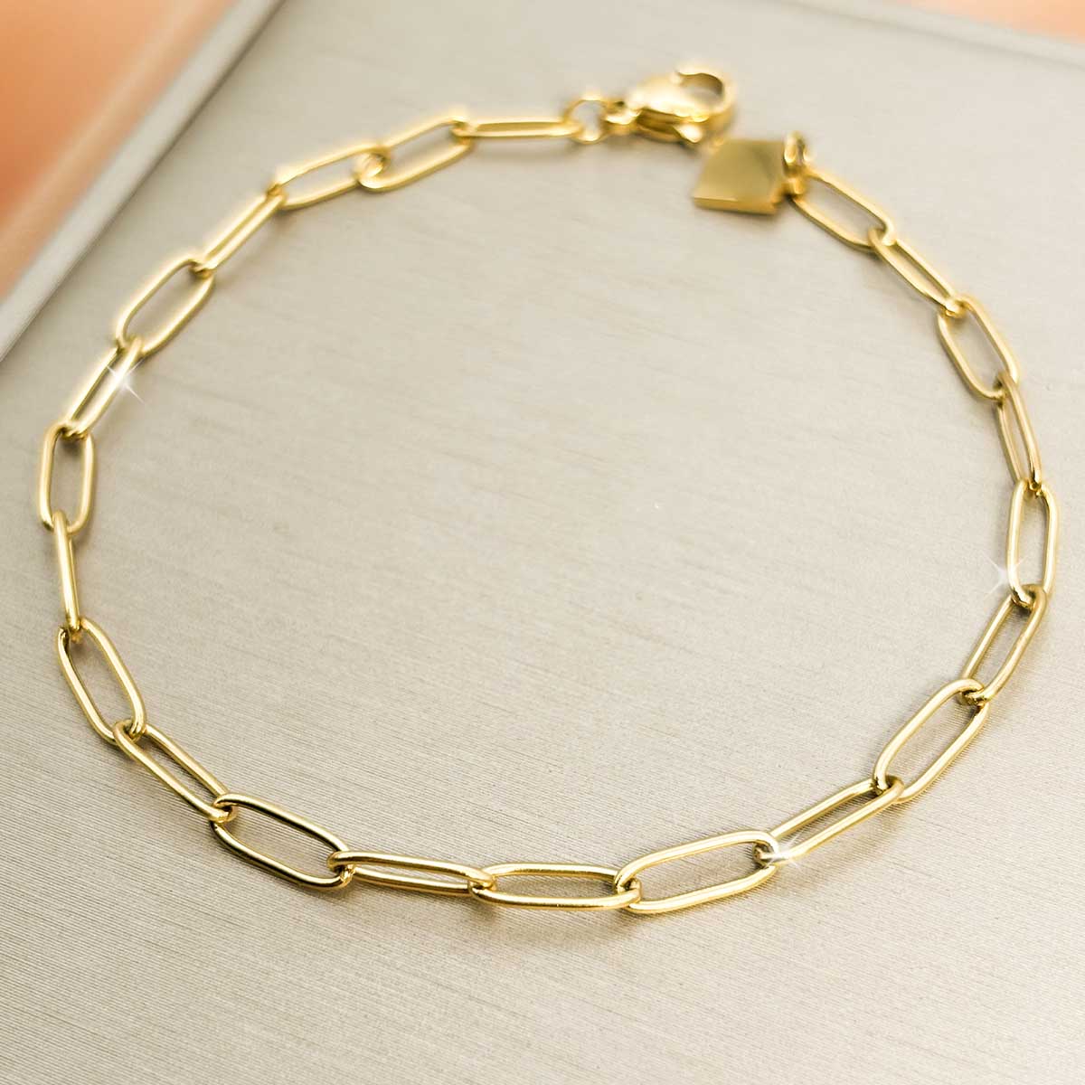 Goldfarbenes Glieder Armband