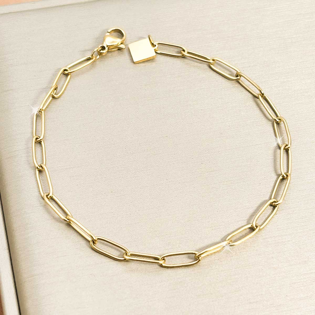 Goldfarbenes Glieder Armband