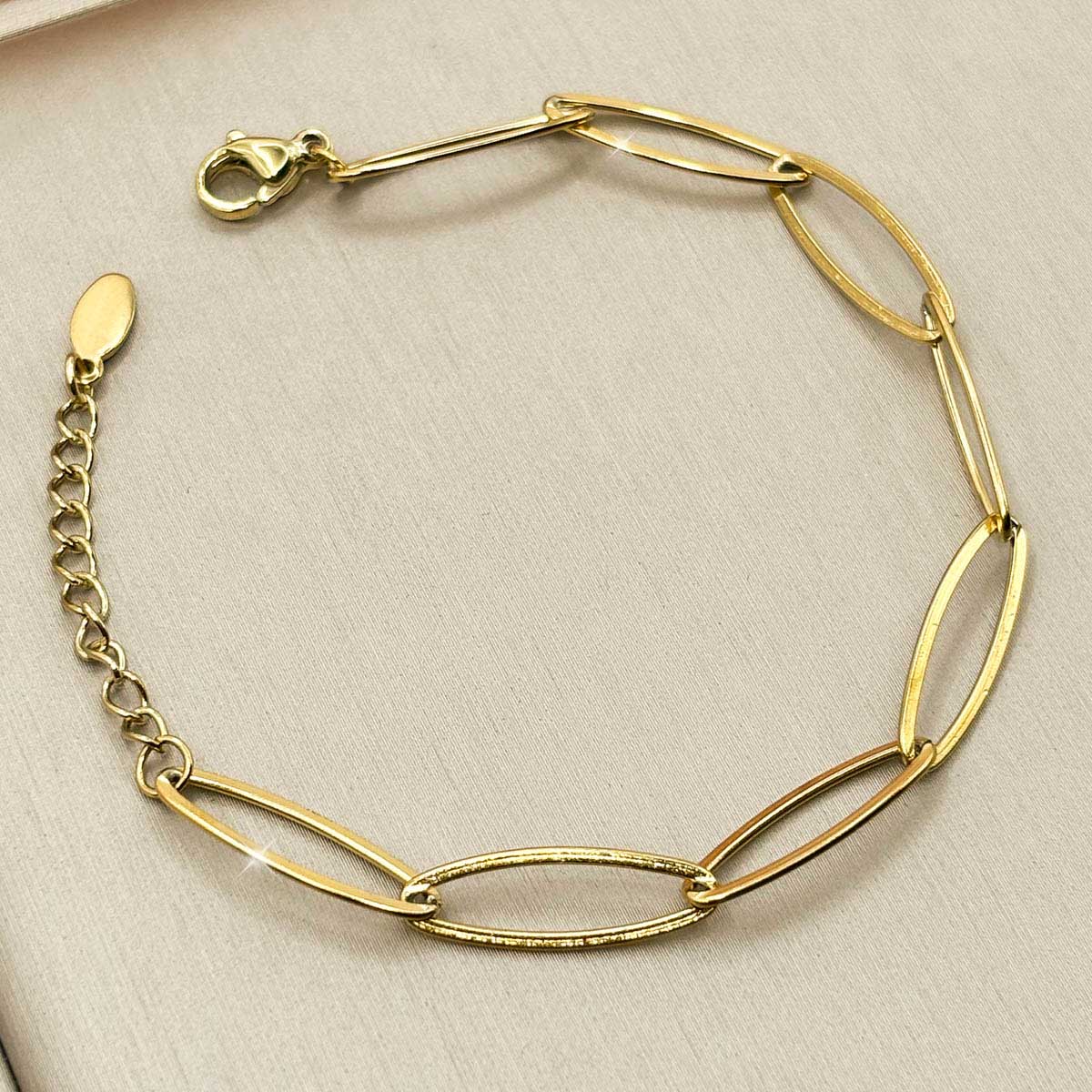 Oval Glieder Armband