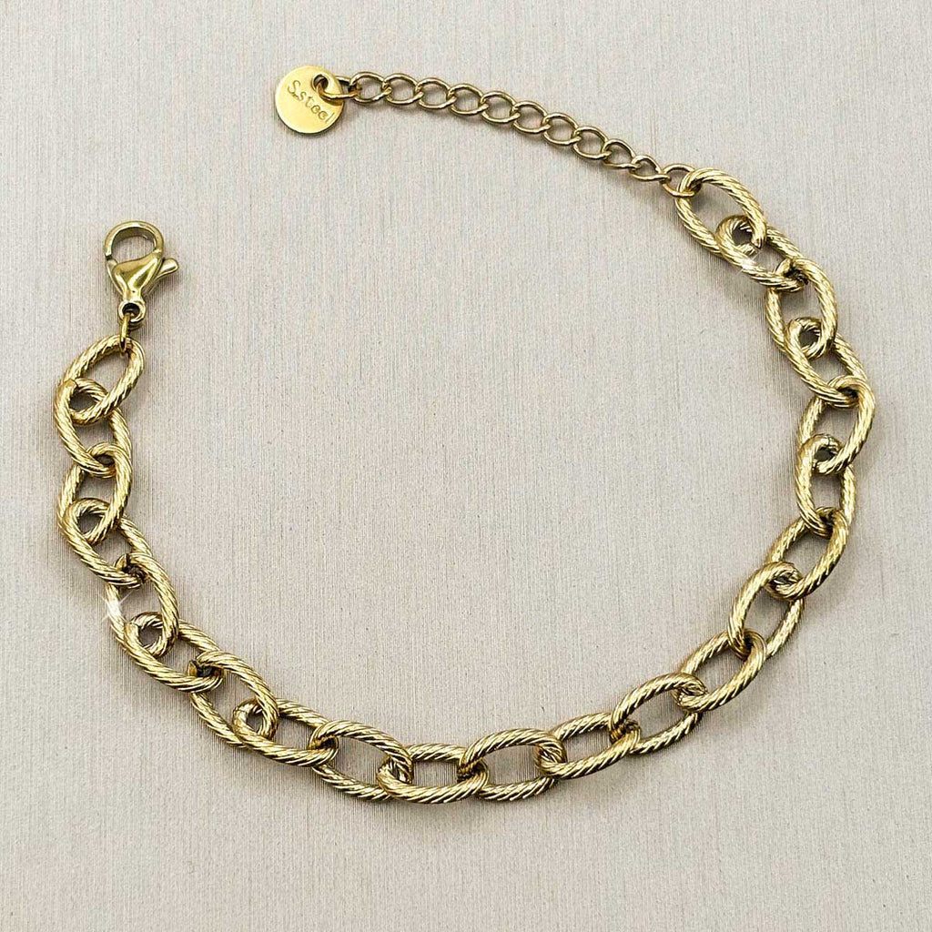 Goldfarbenes Glieder Armband