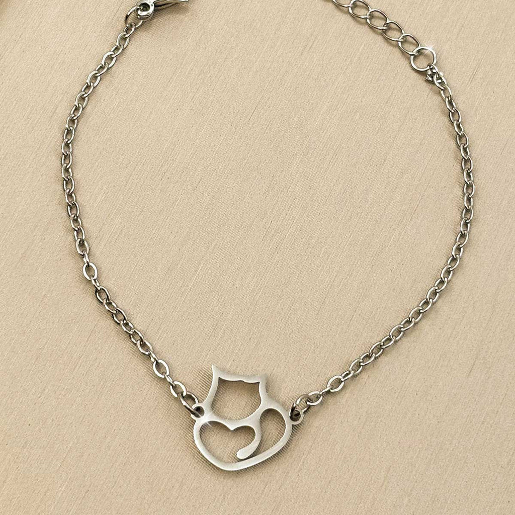 Armband mit Katzenanhänger
