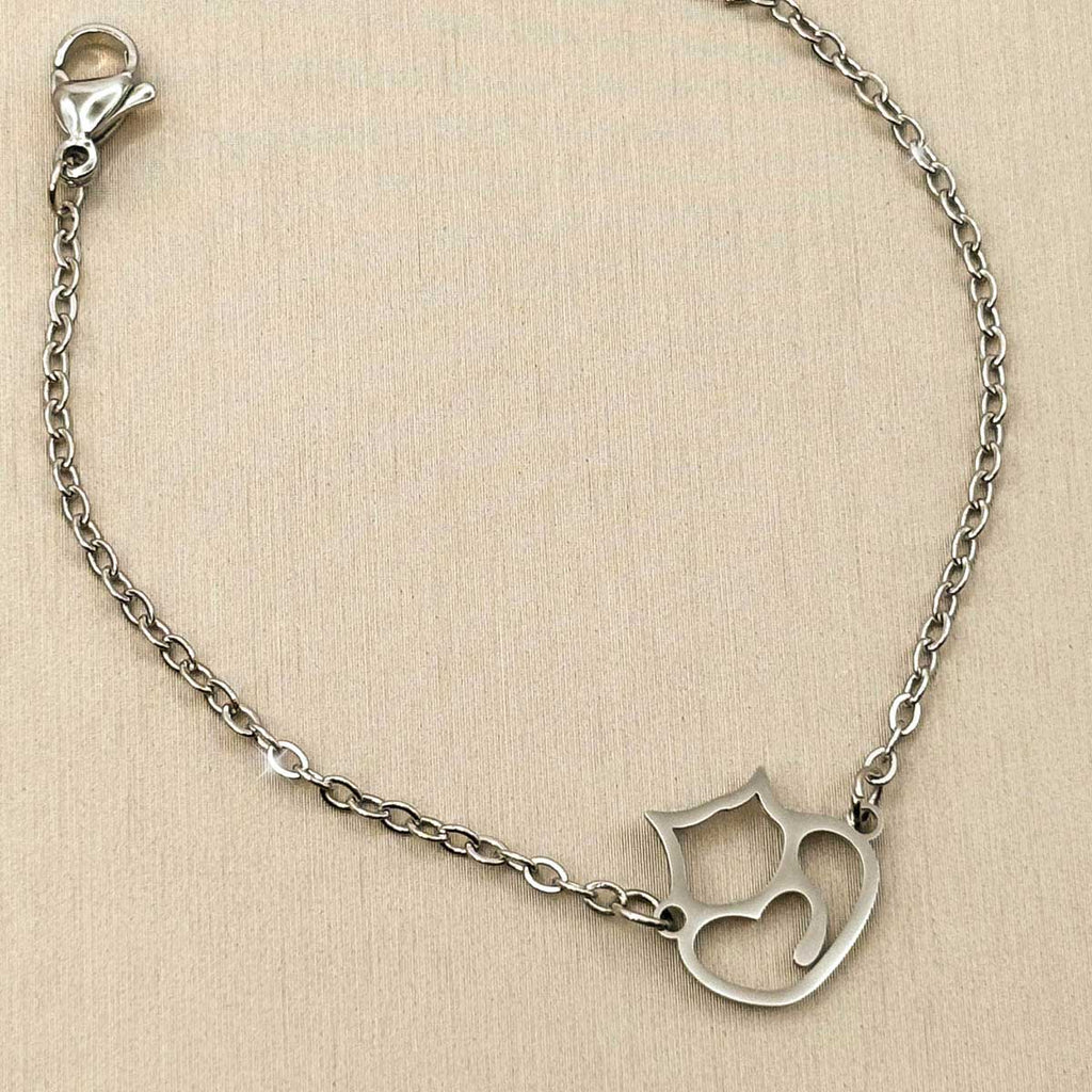 Armband mit Katzenanhänger
