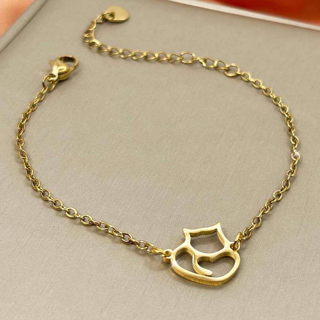 Katzen Kontur Armband