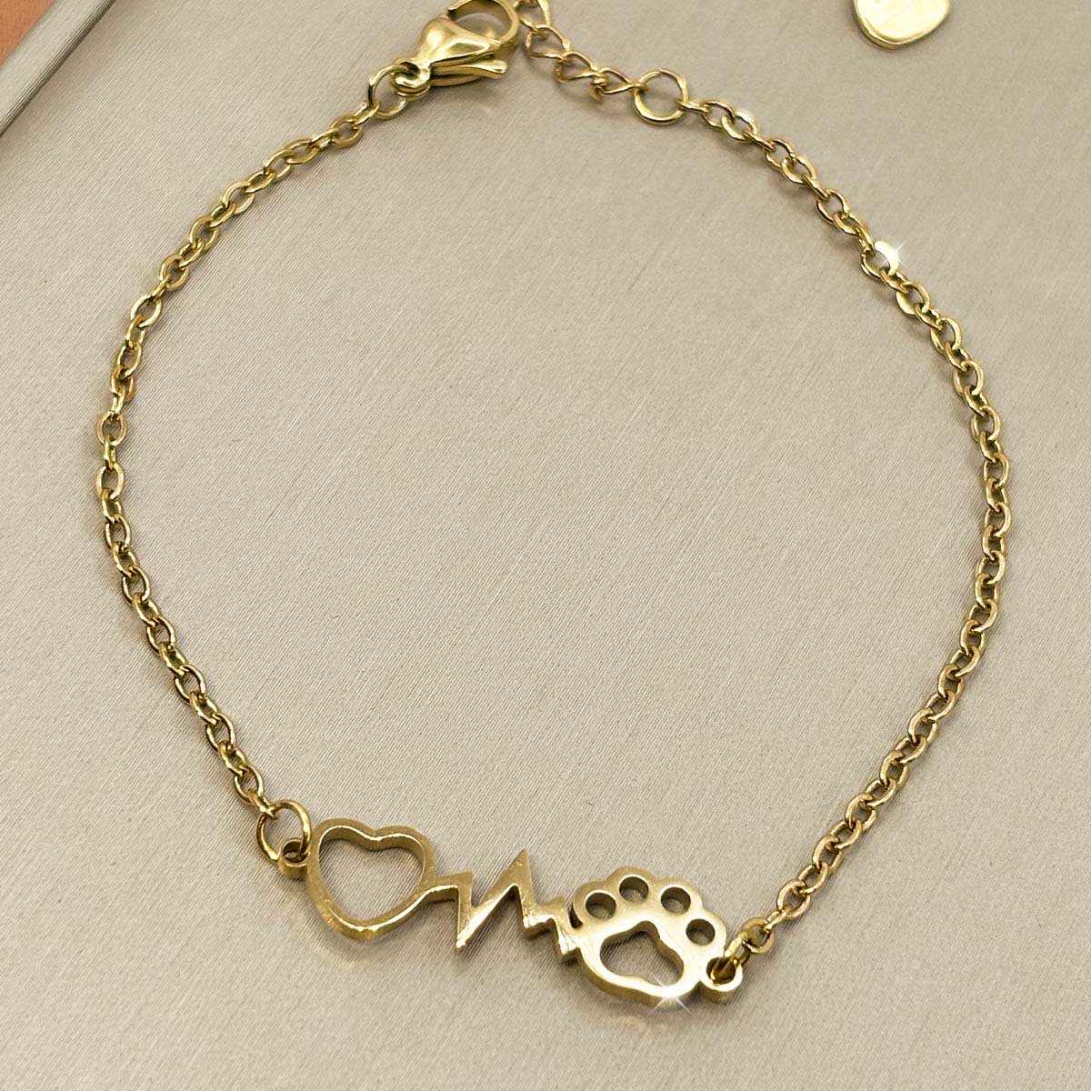 Herz Pfoten Armband