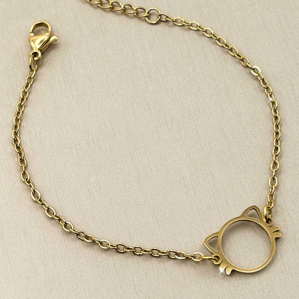 Katzenkopf Armband