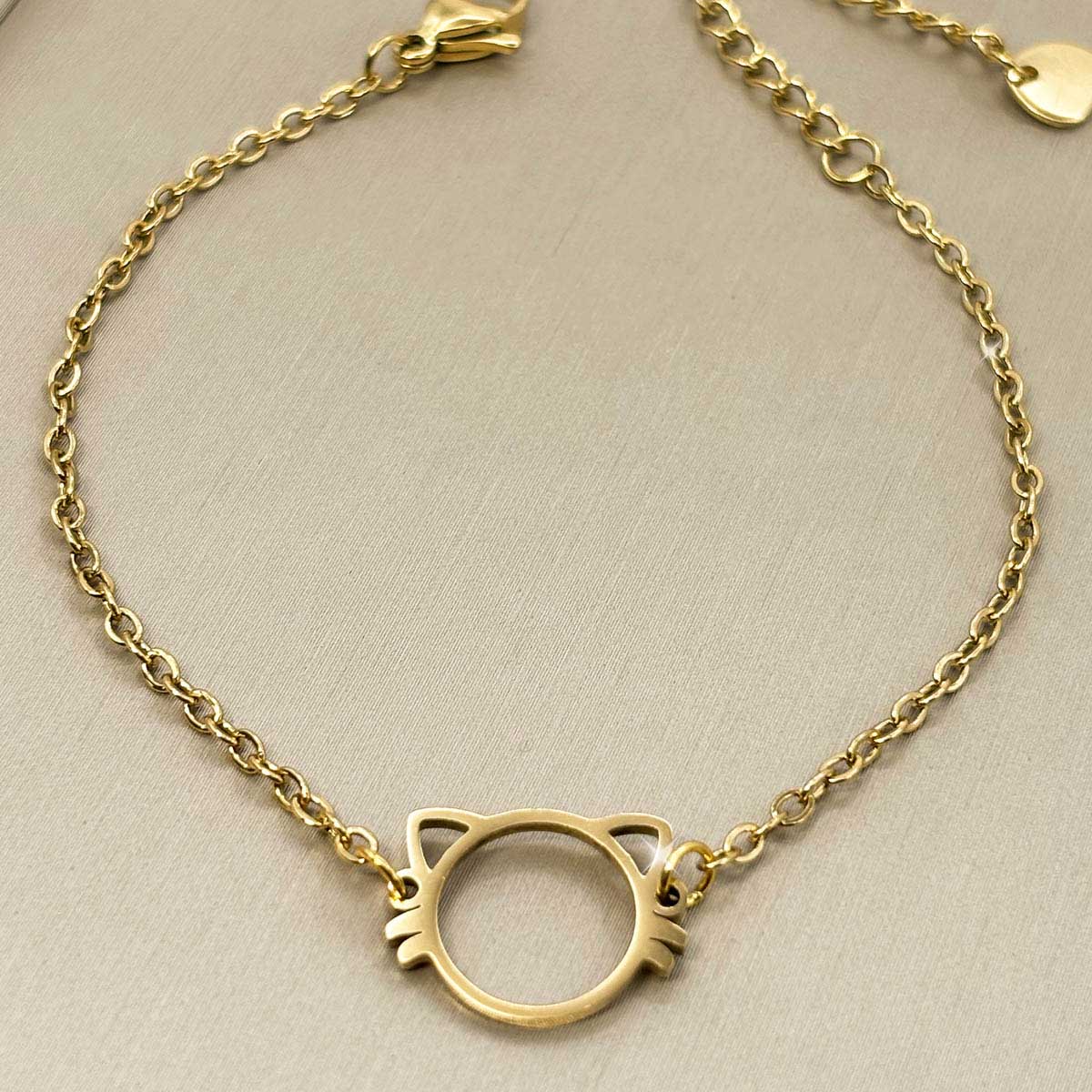 Katzenkopf Armband