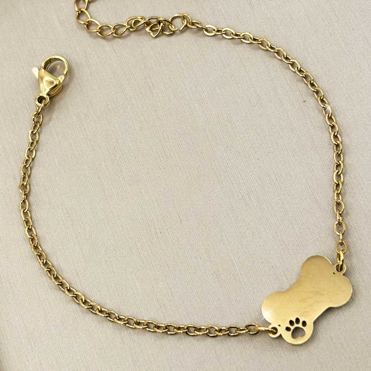 Knochen Pfoten Armband