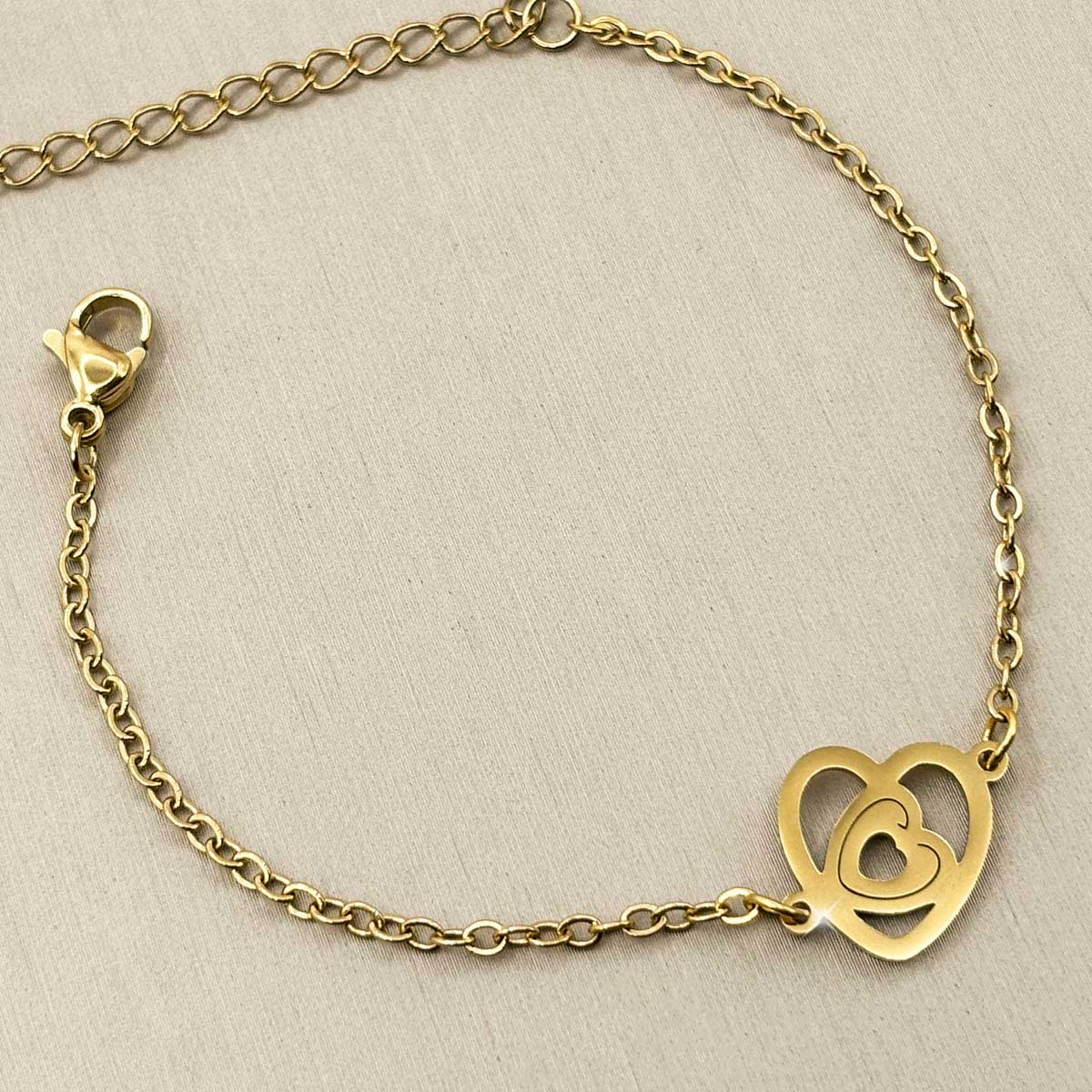 Doppel Herz Armband