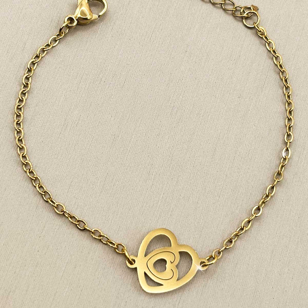 Doppel Herz Armband