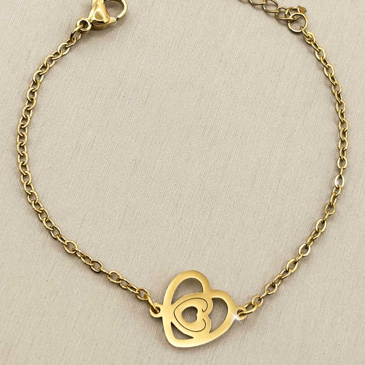 Doppel Herz Armband