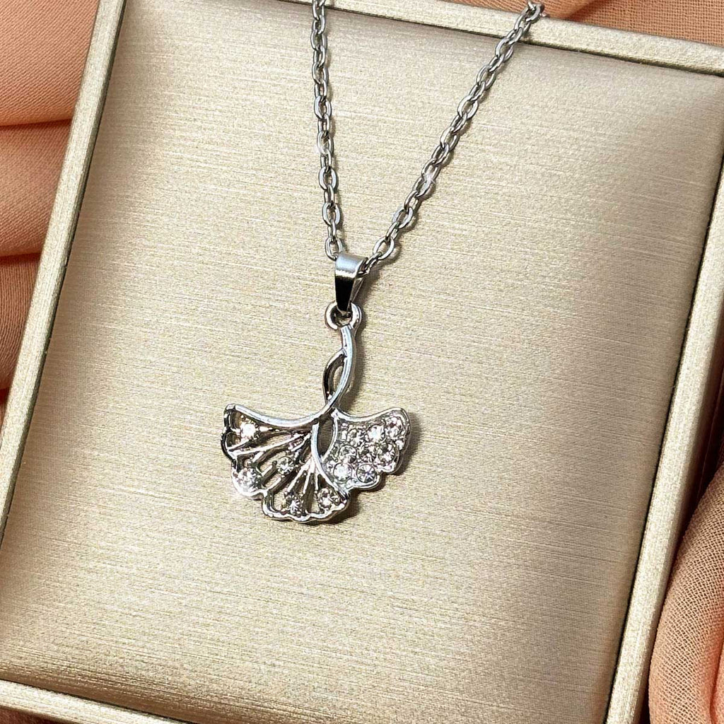Funkelnde Ginkgo Kette