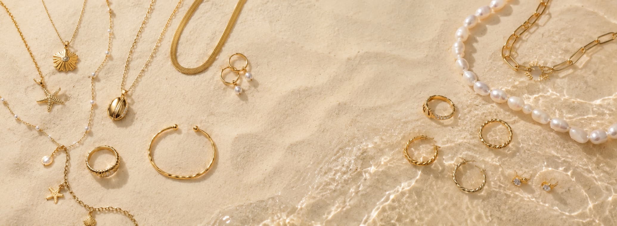 Hochwertigen Schmuck für Damen online kaufen – Halsketten, Armbänder und Armketten im Sommer-Design