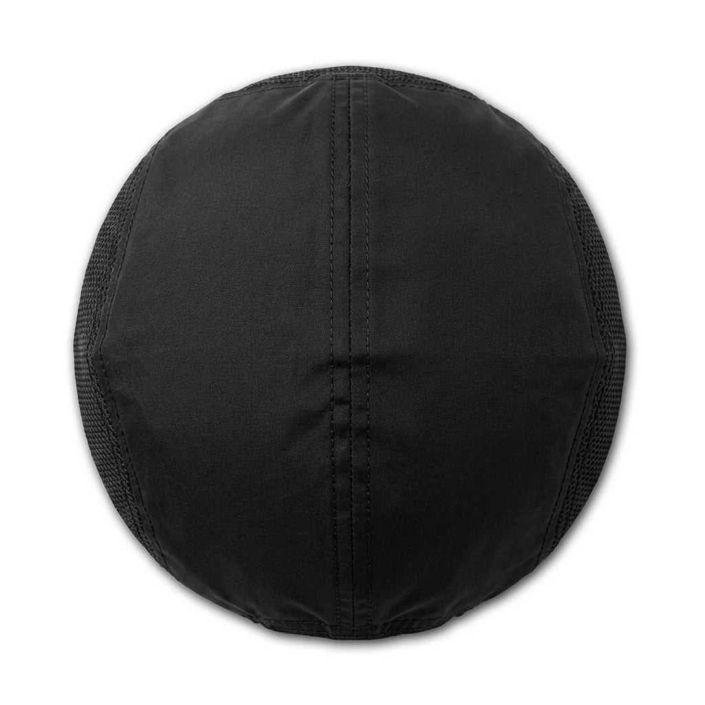 Schwarze Atmungsaktive Docker Cap – Luftige Hafenmütze mit Mesh Unisex