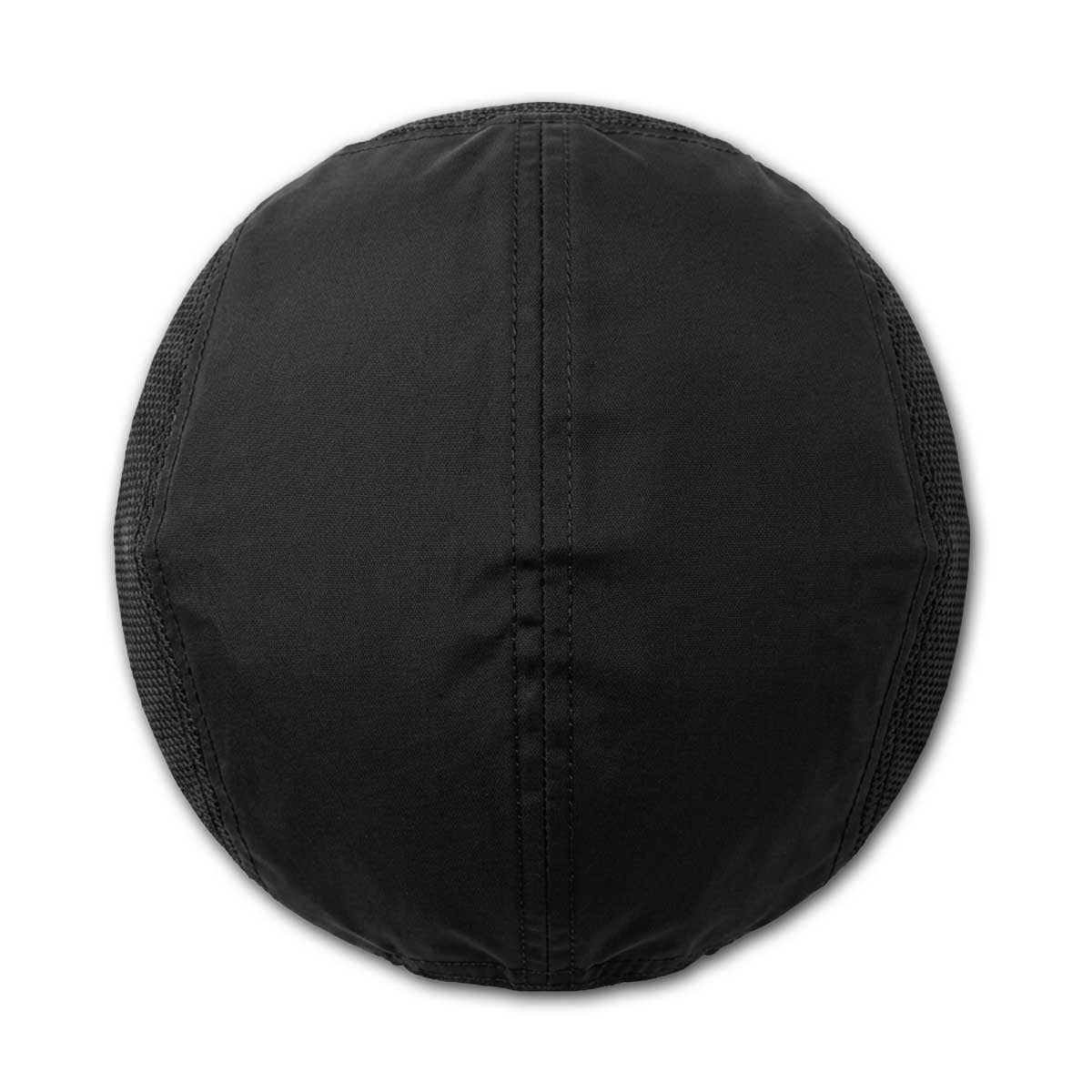 Schwarze Atmungsaktive Docker Cap – Luftige Hafenmütze mit Mesh Unisex
