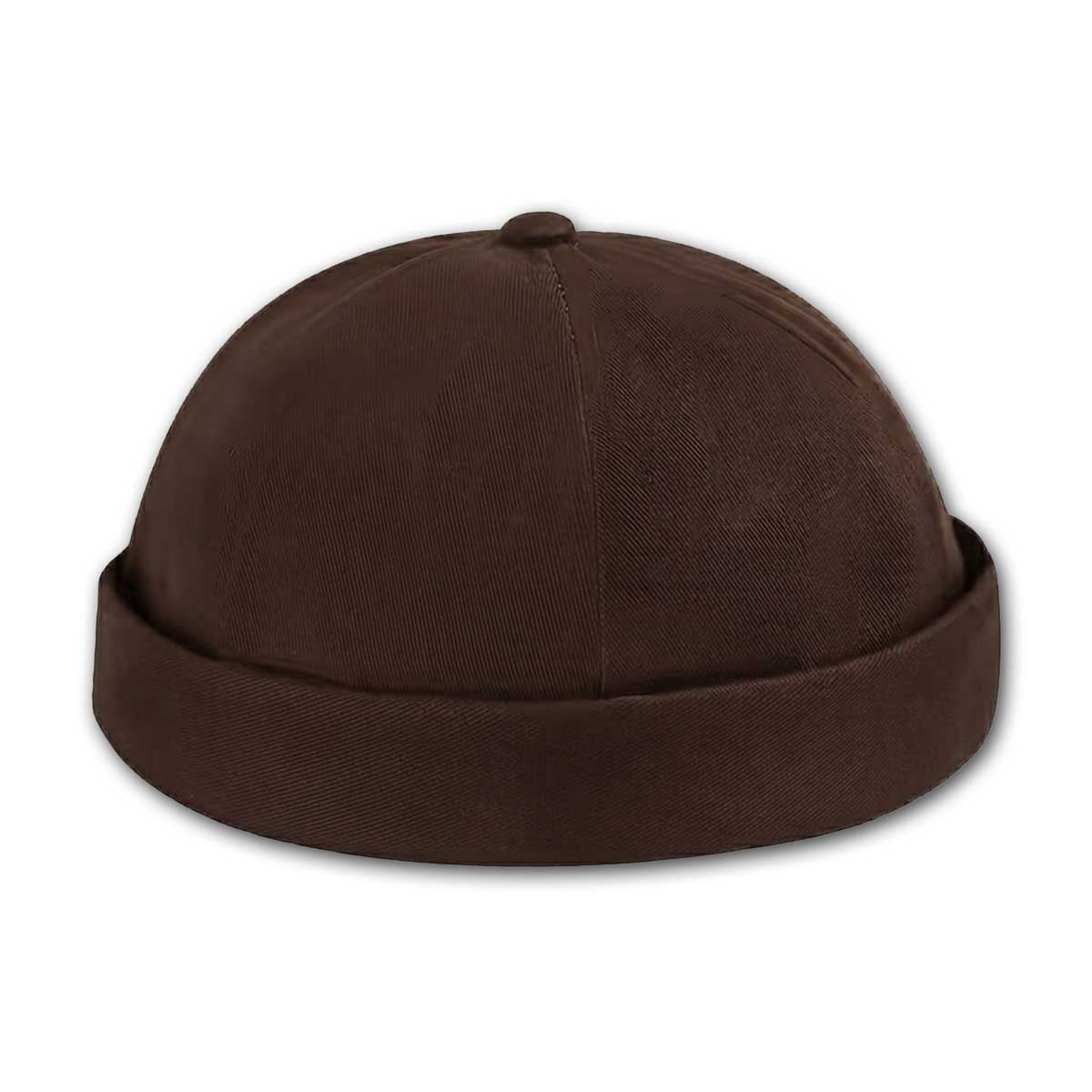 Atmungsaktive Docker Cap / Hafenmütze in Braun – Unisex