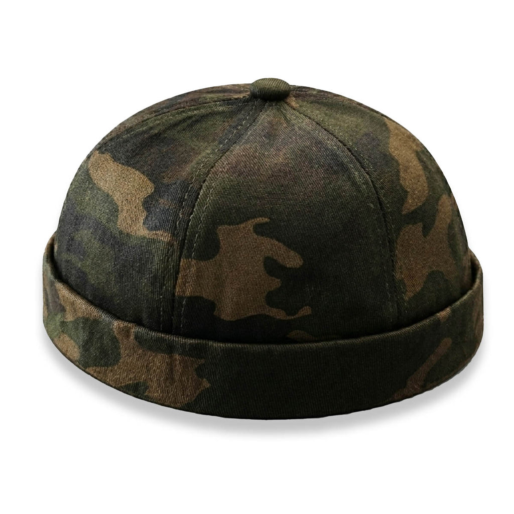 Camouflage Docker Cap – Trendige Hafenmütze im Camo-Look Unisex