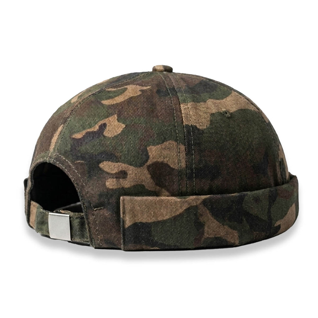 Camouflage Docker Cap – Trendige Hafenmütze im Camo-Look Unisex