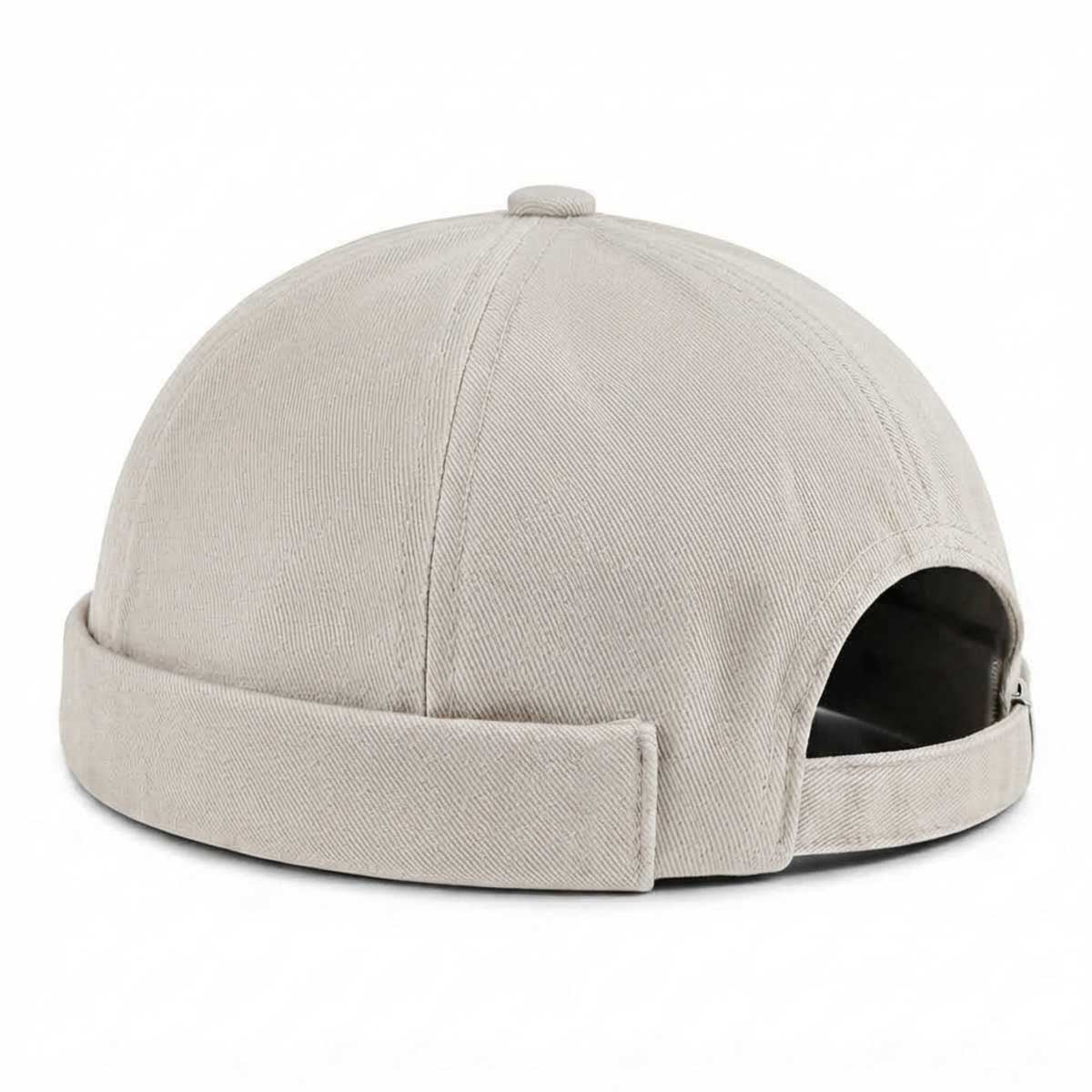 Docker Cap / Hafenmütze in Cremebeige – Unisex