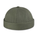 Atmungsaktive Docker Cap / Hafenmütze in Olivgrün – Unisex