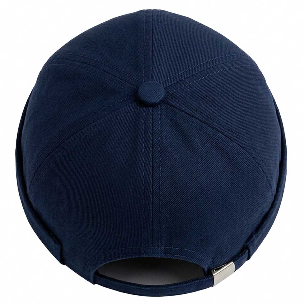 Marineblaue Docker Cap Damen Herren Seemannsmütze ohne Schirm oben