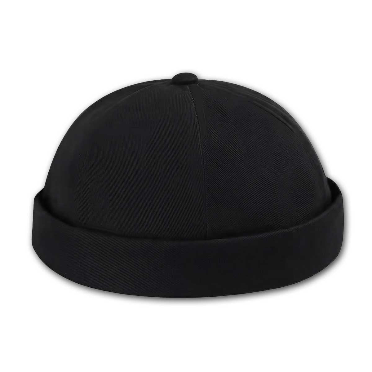 Atmungsaktive Docker Cap / Hafenmütze in Schwarz – Unisex