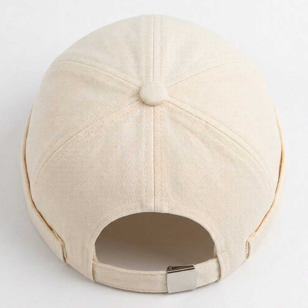 Docker Cap Mütze mit Emblem Creme Weiß
